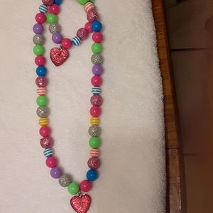 Necklace and bracelet set